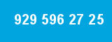 929 596 27 25